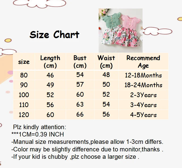 Little Girl Princess Dress, Sleeveless Floral Clothes